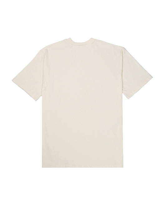 420 마루 로고 티셔츠 - 크림