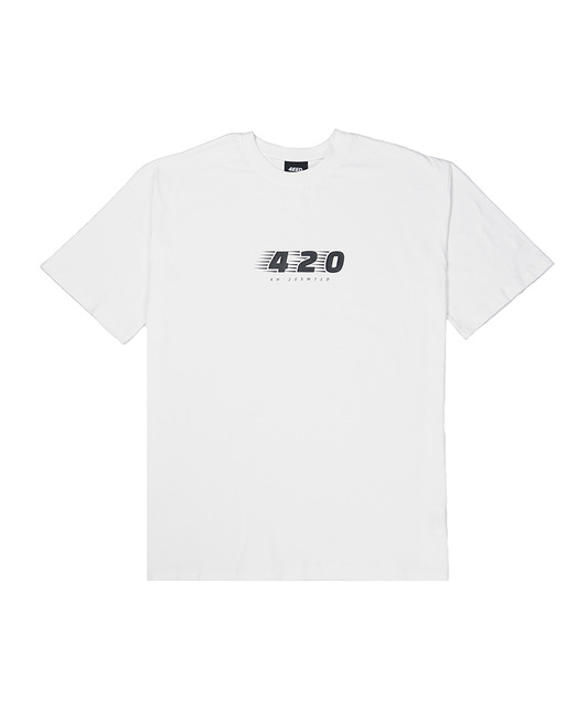 420 로고 티셔츠 - 화이트